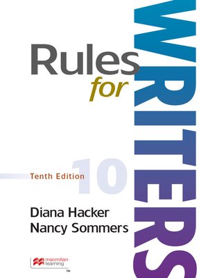 cover image of Rules for Writers